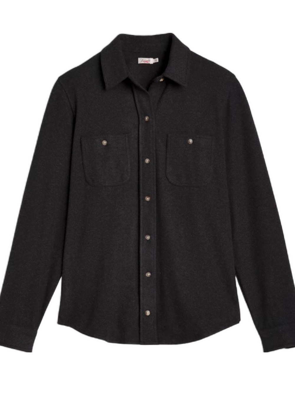 Faherty sweater shirt dark Gray Button-Down Shirt